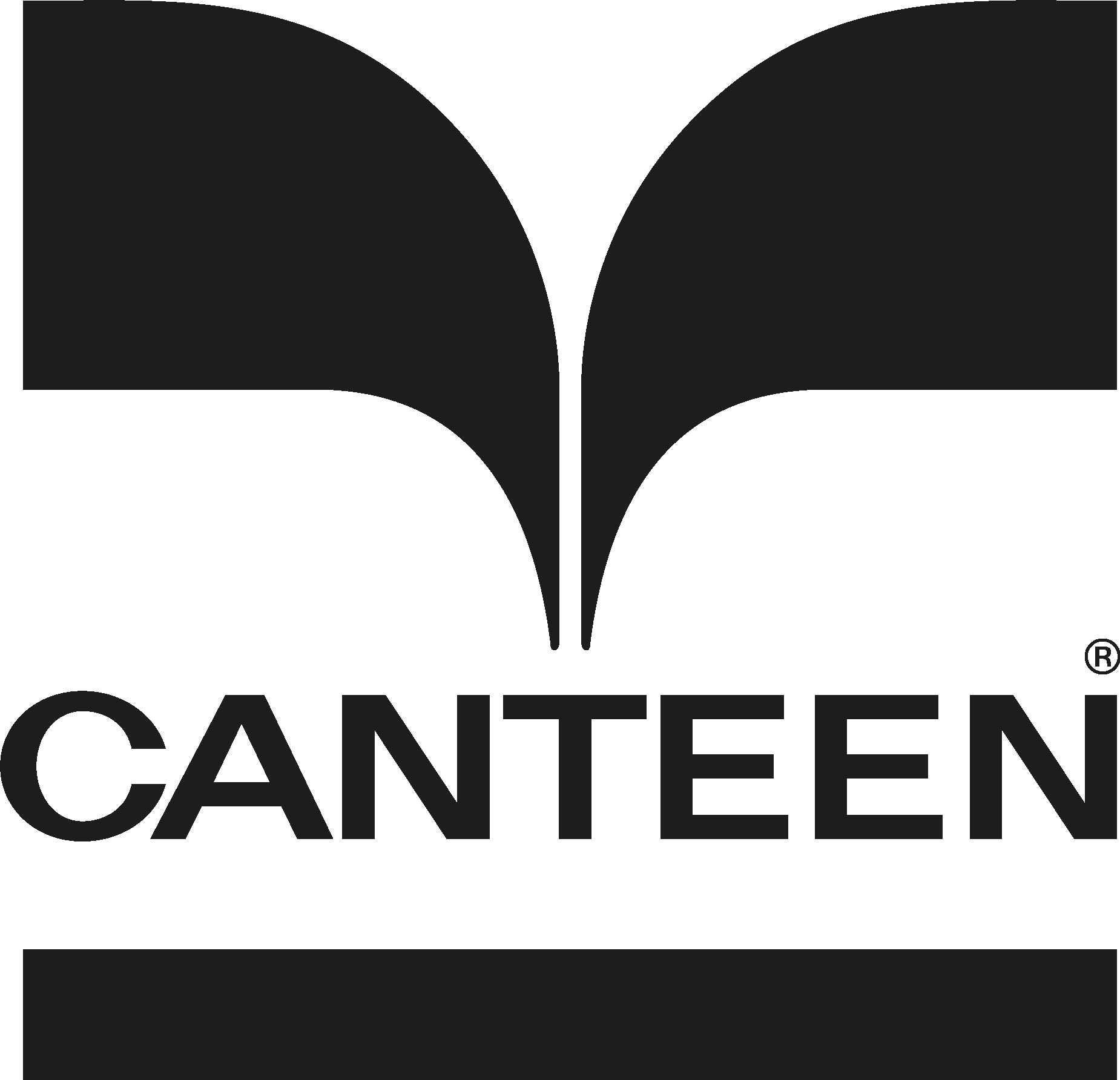 Canteen Black Logo Vector Logo
